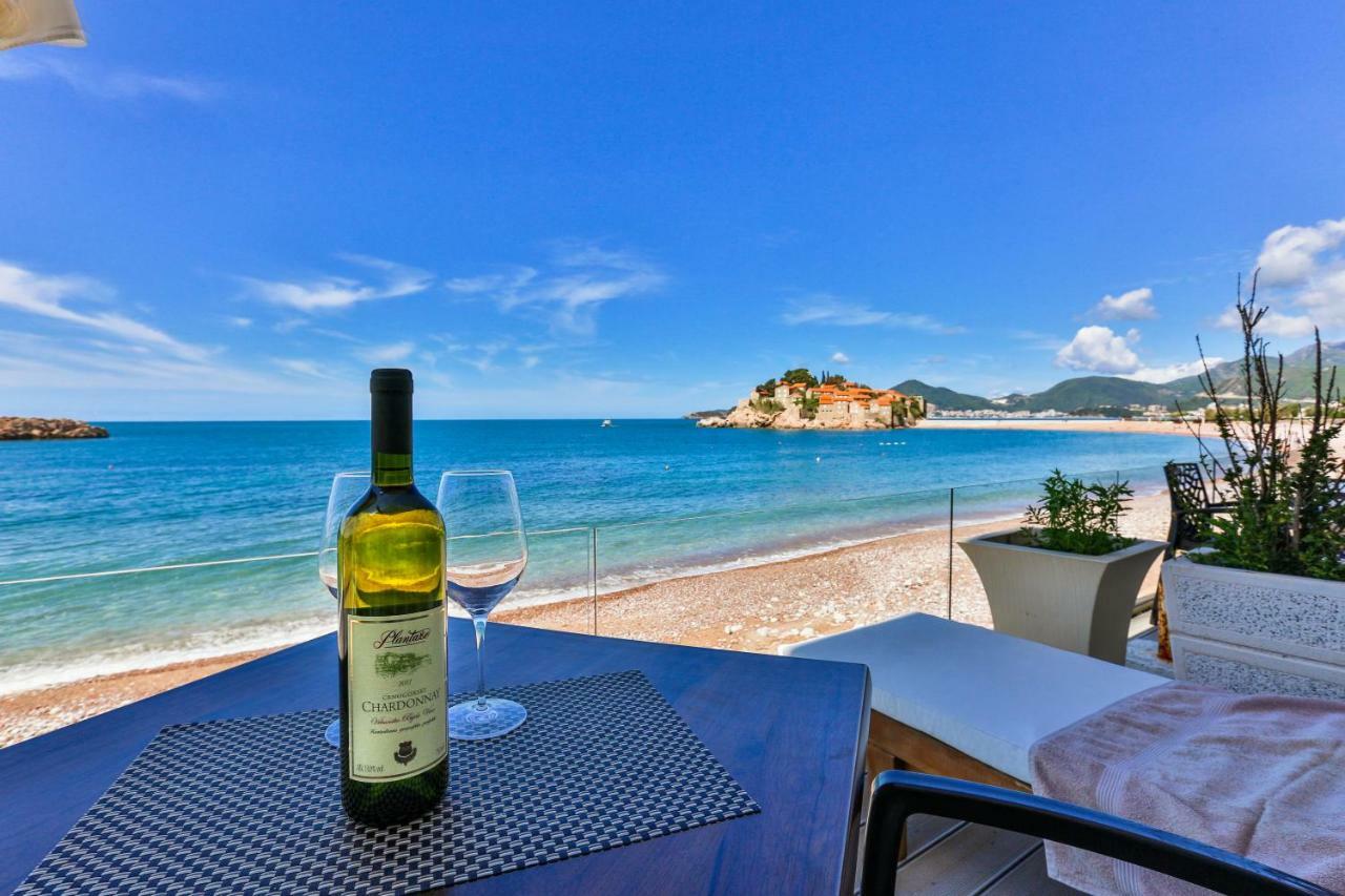 Apartments Sunset Beach Sveti Stefan Zewnętrze zdjęcie